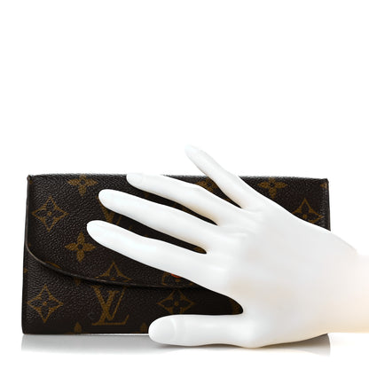 Louis Vuitton Monogram Emilie Wallet Piment 2 of 9