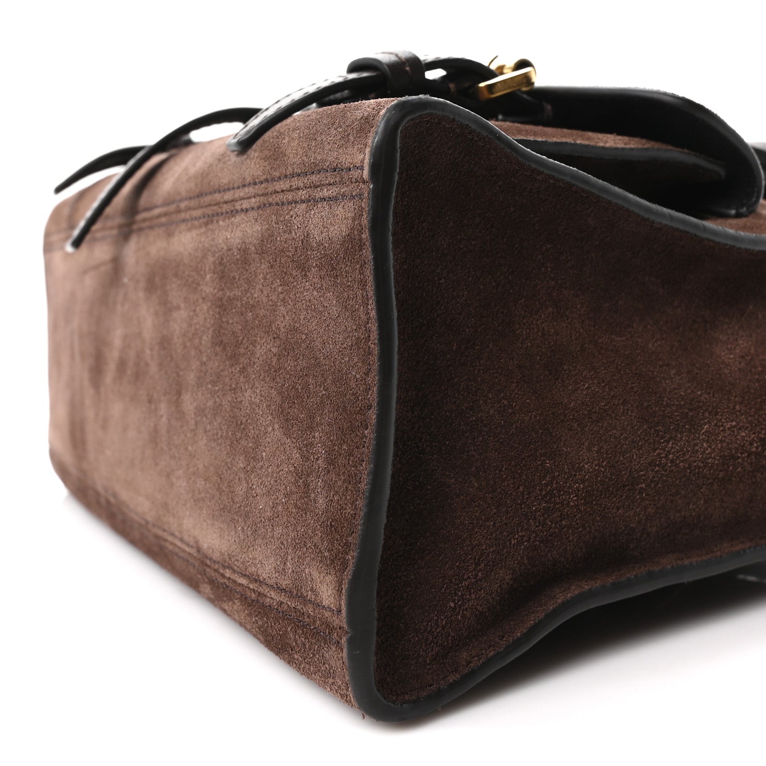 Mulberry Suede Roxanne Small Satchel Chocolate 10 of 10