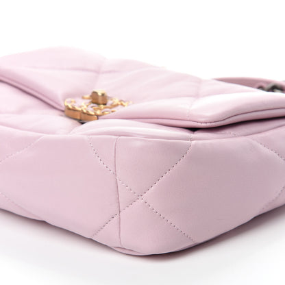 Chanel Lambskin Quilted Medium 19 Flap Light Pink 7 of 11