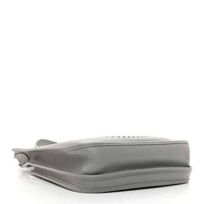 Hermes Taurillon Clemence Evelyne III PM Gris Mouette 4 of 11