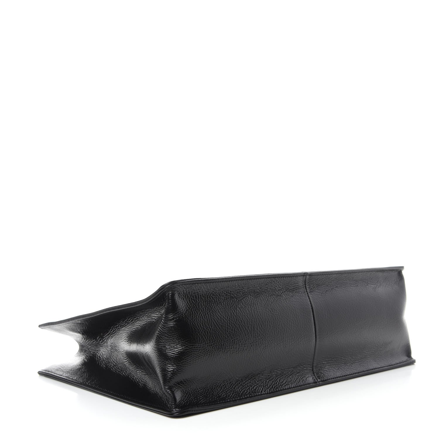 Chanel Shiny Aged Calfskin Shopping Bag Black 4 of 11