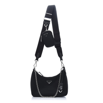 Prada Nylon Re-Edition 2005 Shoulder Bag Black 1 of 14