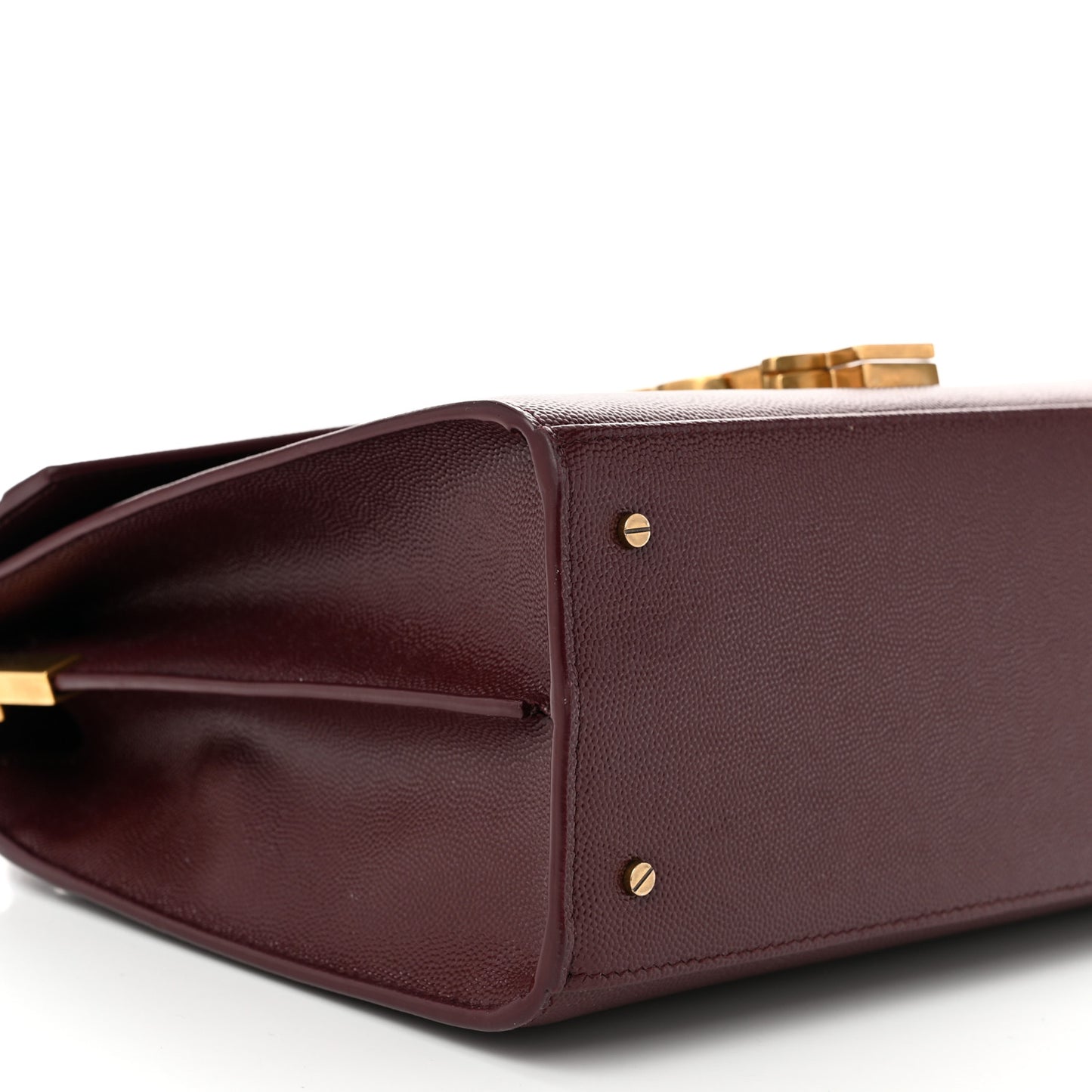 Grain de Poudre Medium Classic Monogram Cassandra Top Handle Rouge Legion