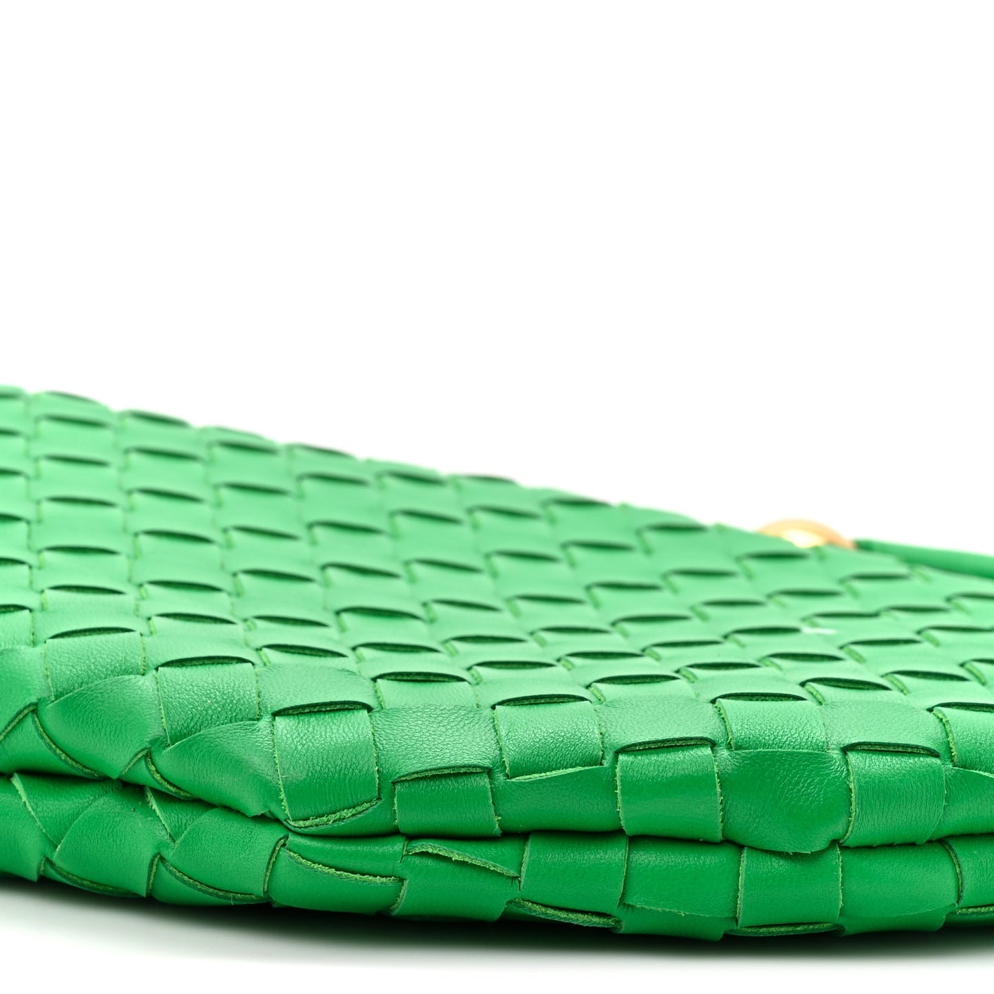 Nappa Intrecciato Medium Turn Pouch Parakeet