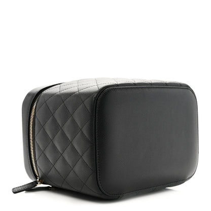 Chanel Caviar Quilted Large Vanity Pouch Black 4 of 7