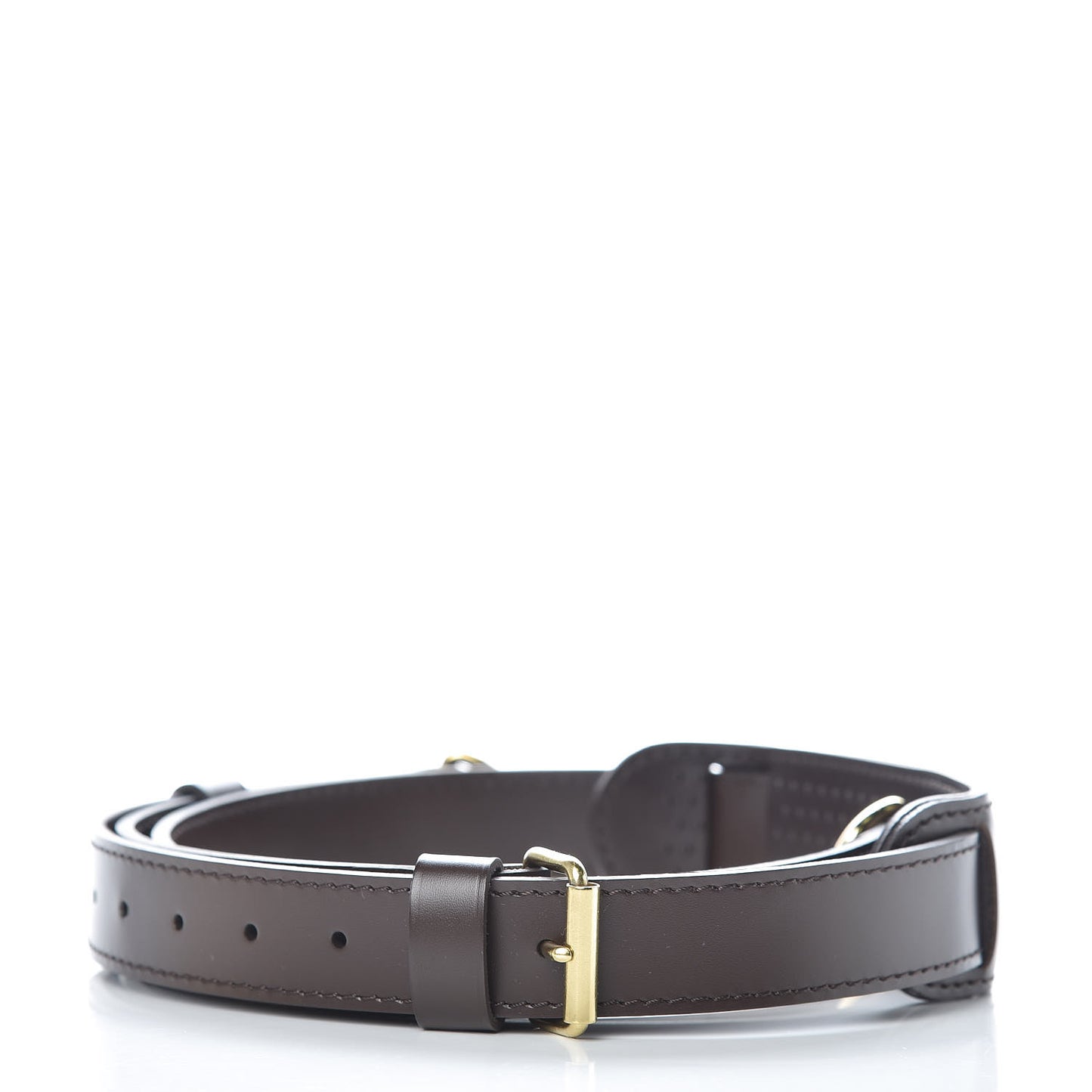 Calfskin Keepall Bandouliere Adjustable Shoulder Strap Brown