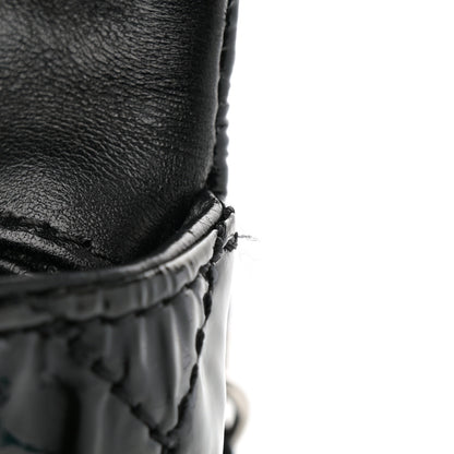 Chanel Patent Quilted Medium Single Flap Black 12 of 14