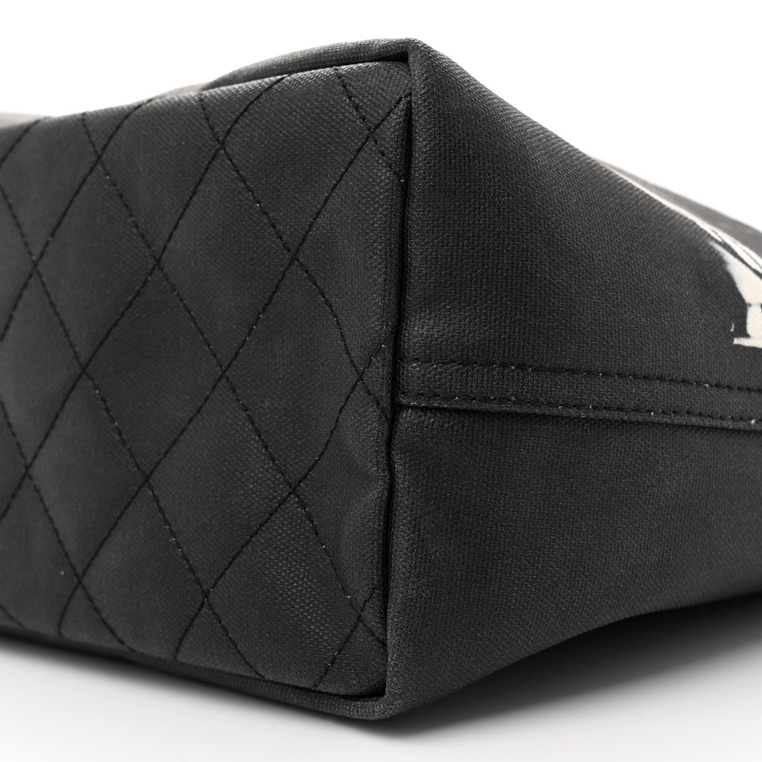 Chanel Canvas Karl Lagerfeld Mobile Art Tote Black 10 of 12