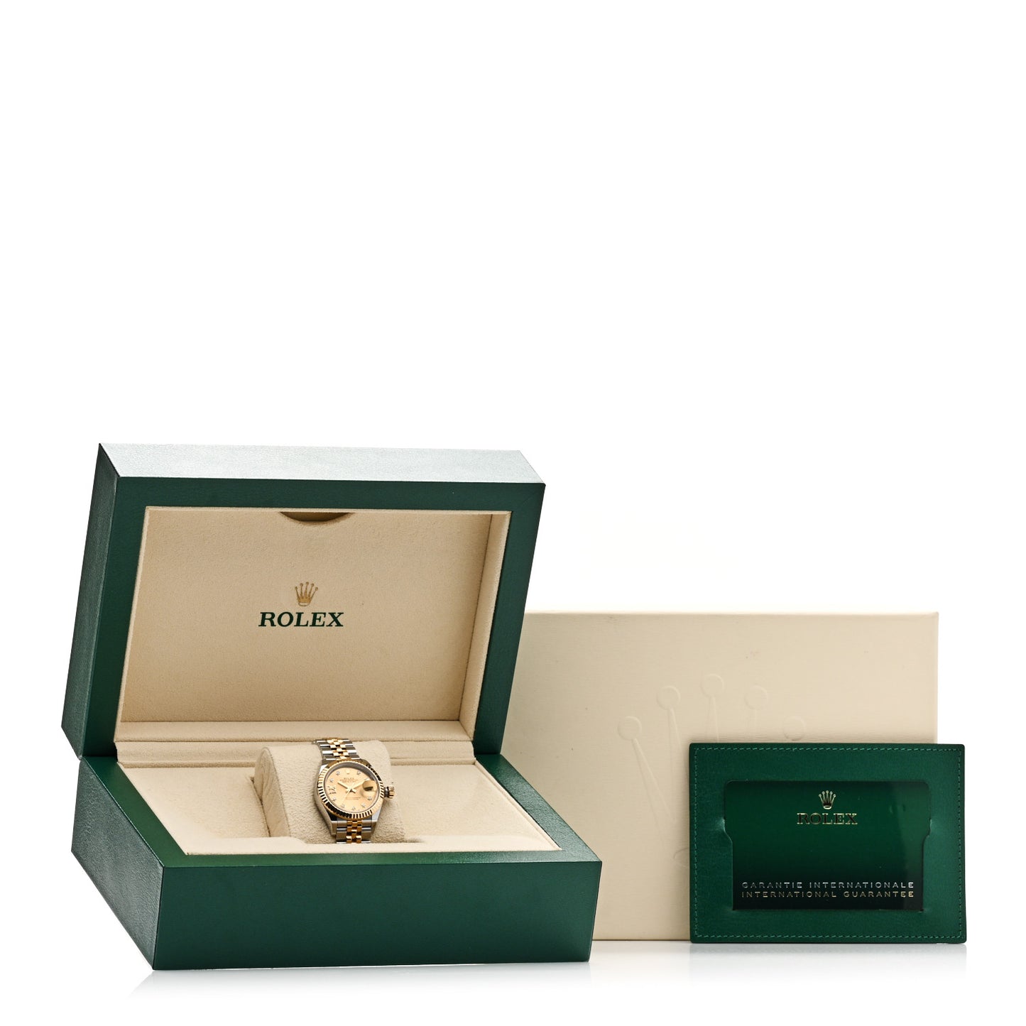 Stainless Steel 18K Yellow Gold Diamond 28mm Oyster Perpetual Datejust Watch Champagne Star 279173