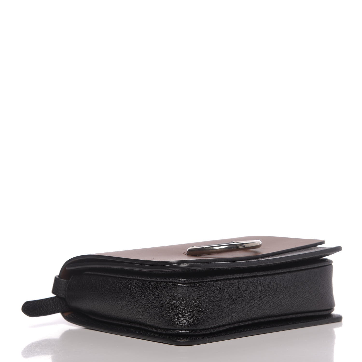 Burberry Calfskin Small D-Ring Bag Tan Black 4 of 11