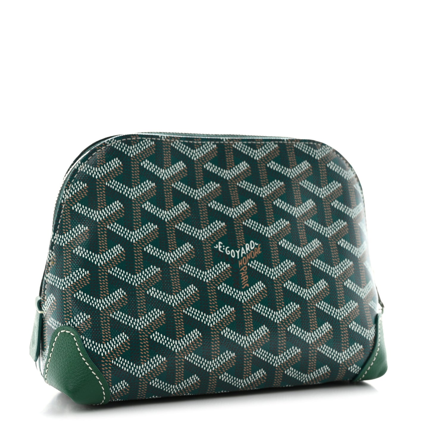 Goyardine Vendome Toiletry Pouch Green