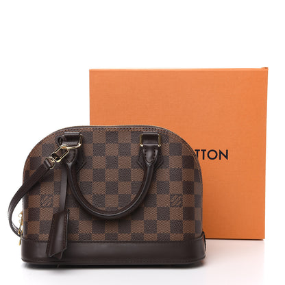 Louis Vuitton Damier Ebene Alma BB 9 of 9