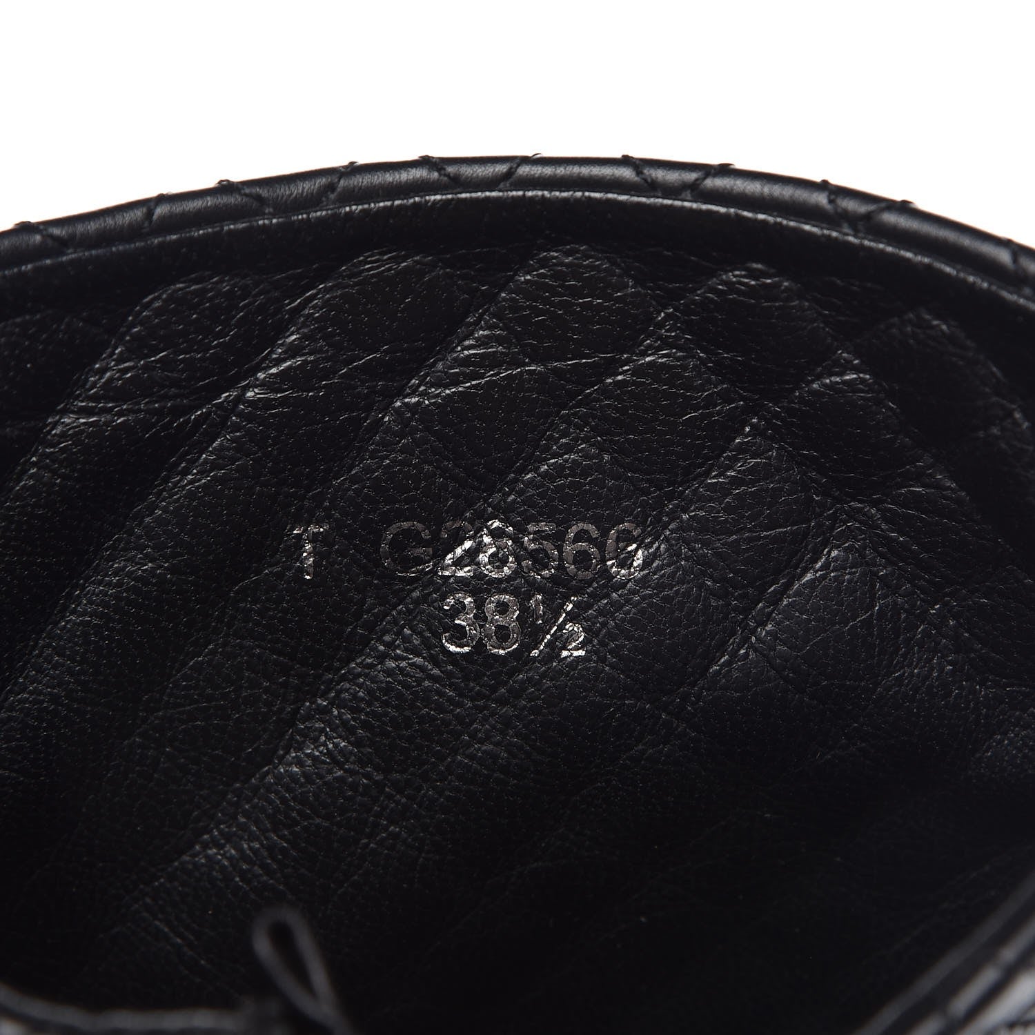 Chanel Calfskin Quilted Biker Boots 38.5 Black 7 of 8