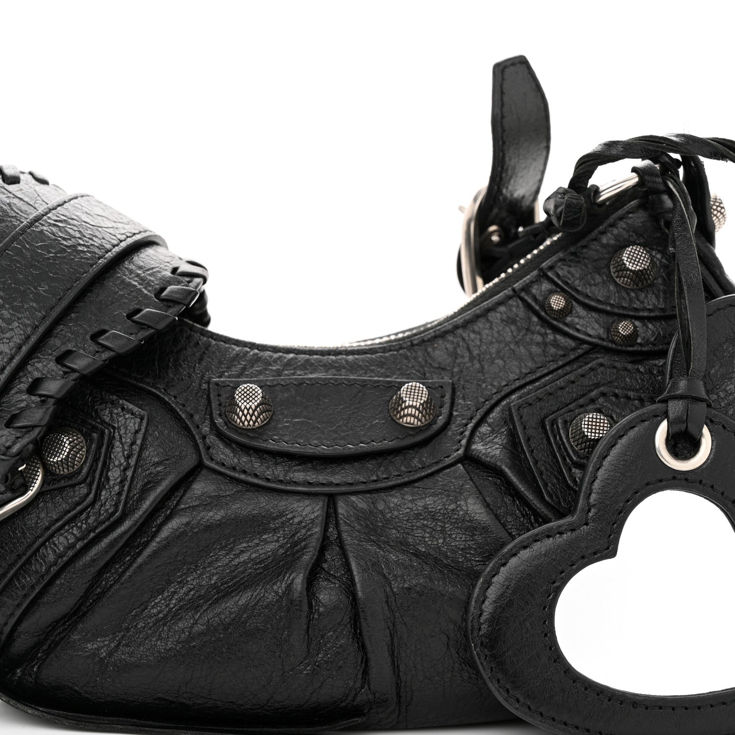 Balenciaga Agneau Arena Le Cagole Shoulder Bag XS Black 12 of 16