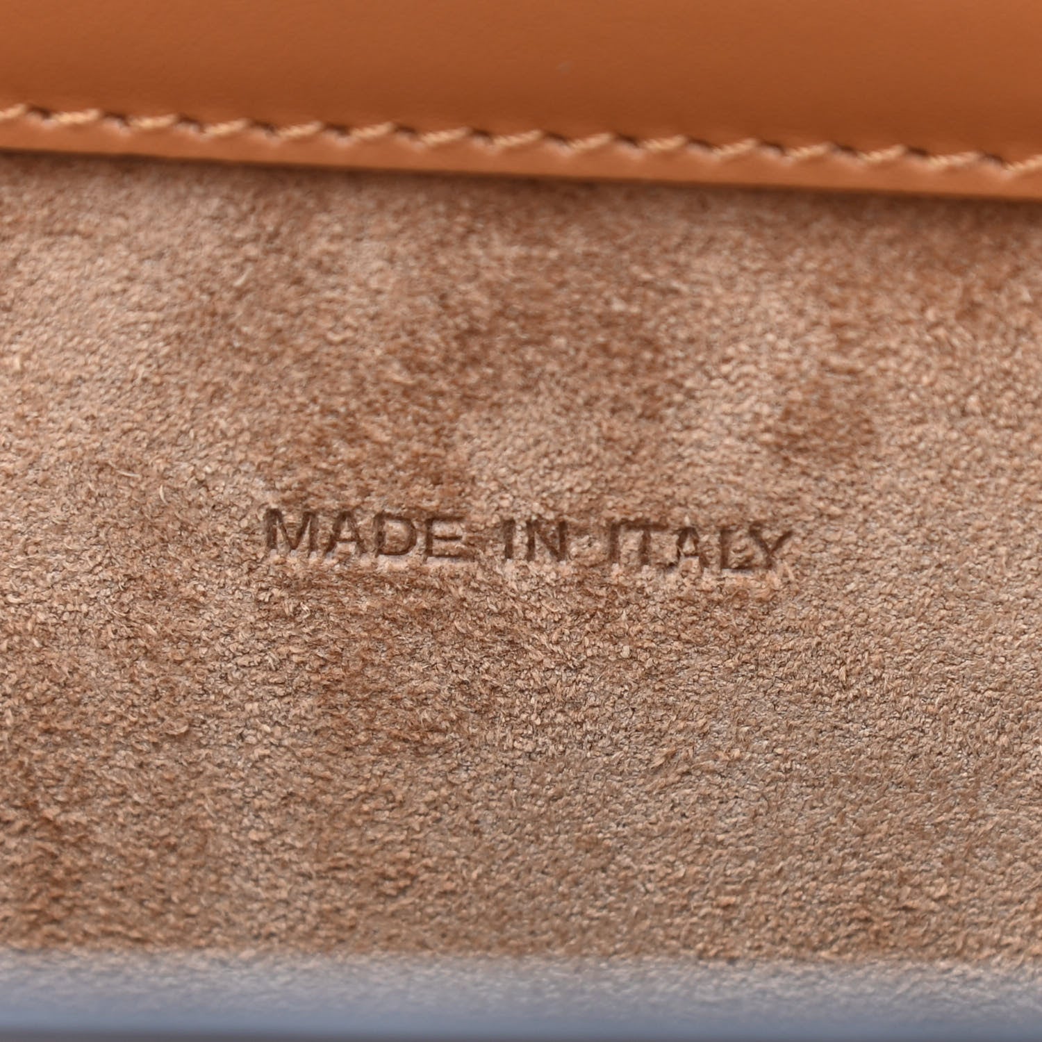 Fendi Vitello King Luxor Fendi Touch Shoulder Bag Caramello 7 of 10