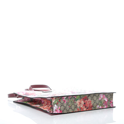 Gucci Soft GG Supreme Monogram Blooms Vertical Tote Beige Multicolor Dry Rose 4 of 10