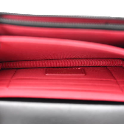 Chanel Lambskin Enamel Quilted Pending CC Clutch With Chain Black 7 of 11