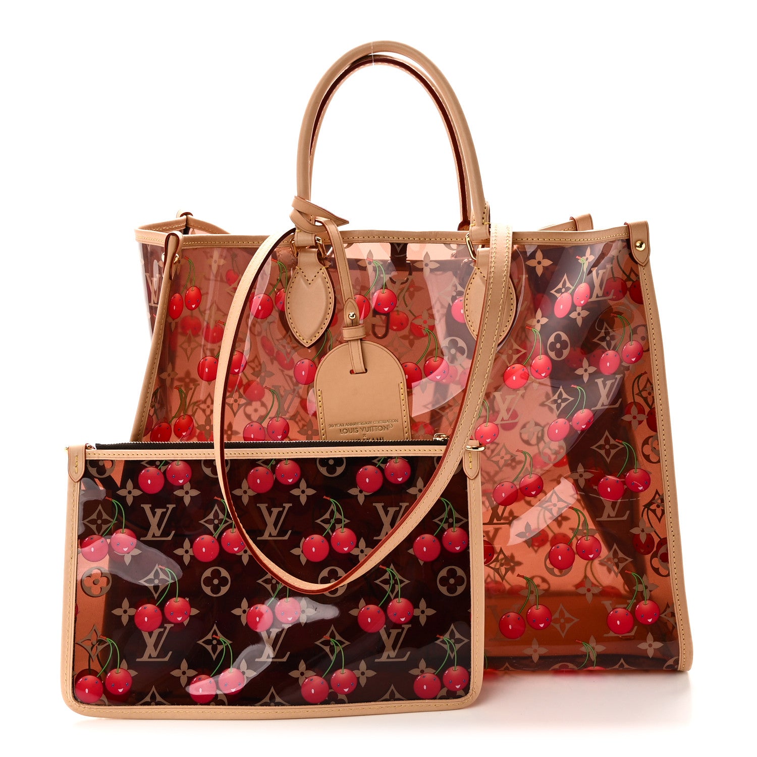 Louis Vuitton LV X TM Crystal Monogram Cerises Onthego GM 1934857