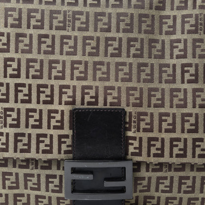 Fendi Zucchino Mama Baguette Dark Brown 9 of 9