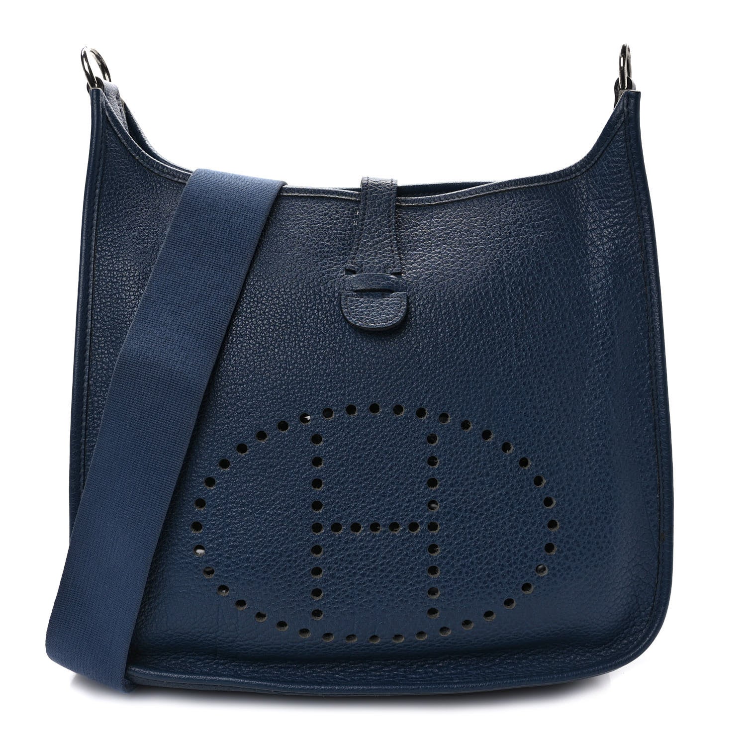 Hermes Buffle Skipper Evelyne GM Bleu Saphir 1 of 10