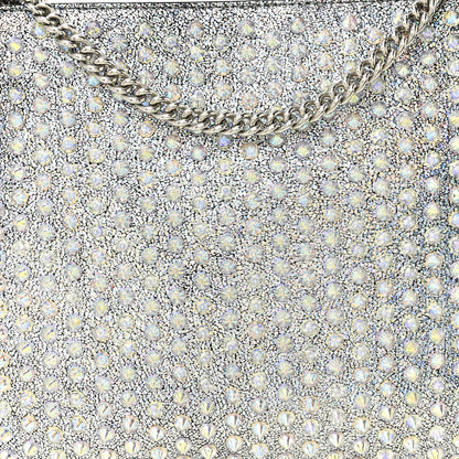 Christian Louboutin Nappa Mica Studded Loubiclutch Silver 8 of 10