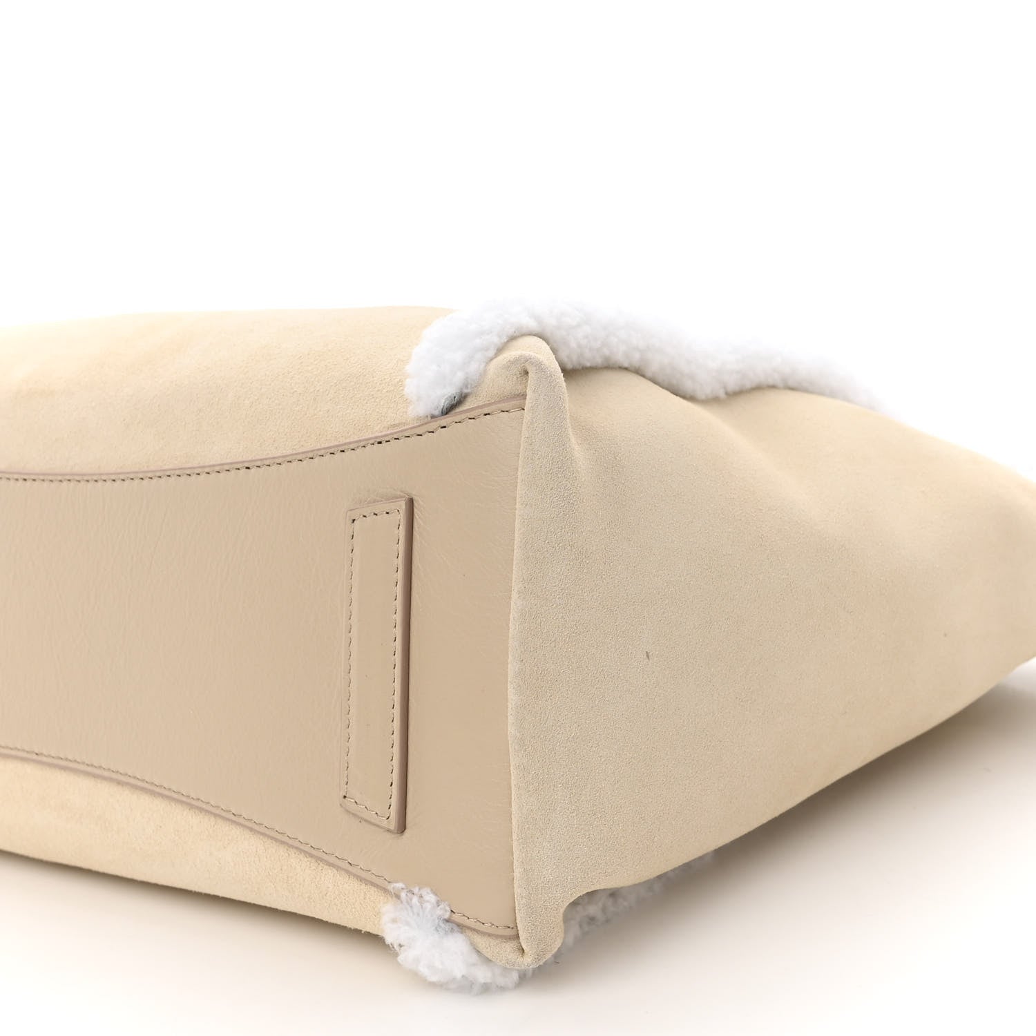 Givenchy Suede Shearling Small Antigona Natural Beige 9 of 9