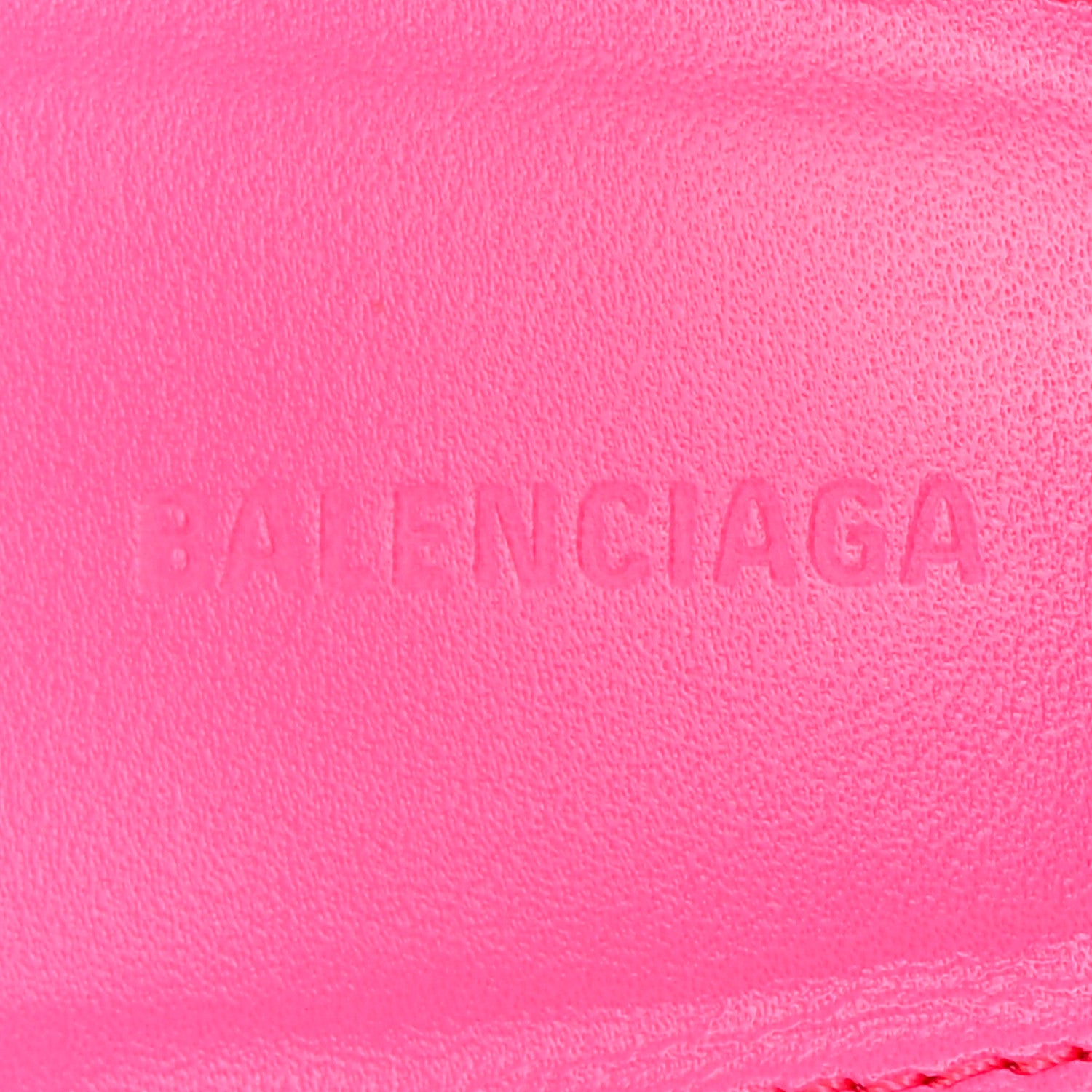 Balenciaga Agneau Arena Cagole 70mm Mules 40.5 Fluo Pink 7 of 10