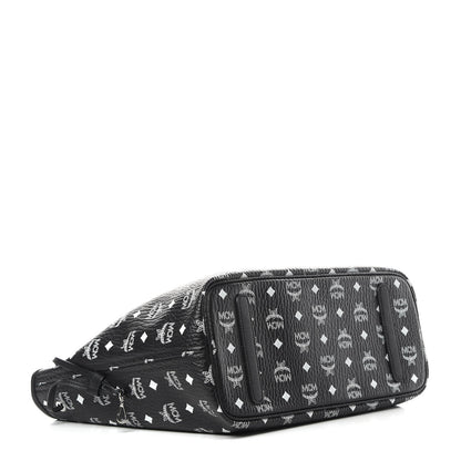 MCM Visetos Medium Project Reversible Shopper Tote Black 6 of 16