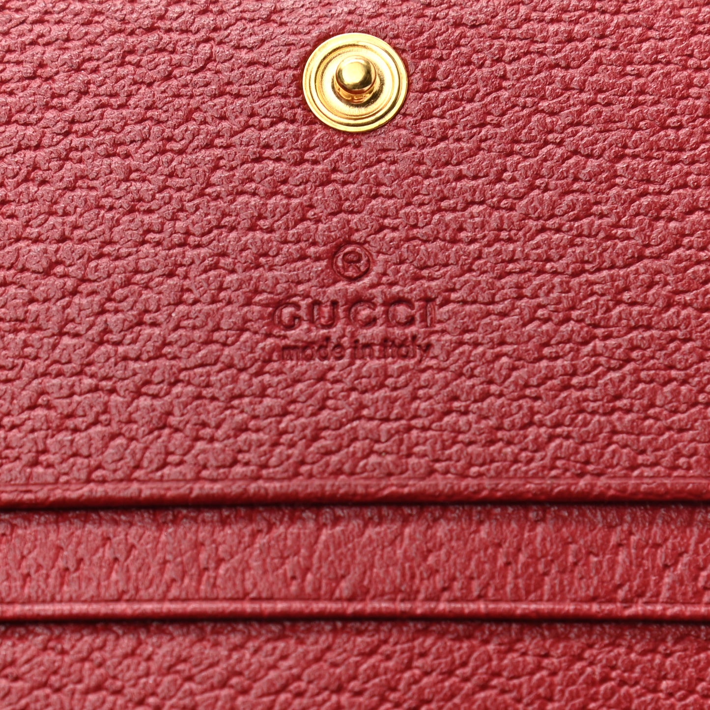 GG Supreme Monogram Flora Web Ophidia Card Case Red