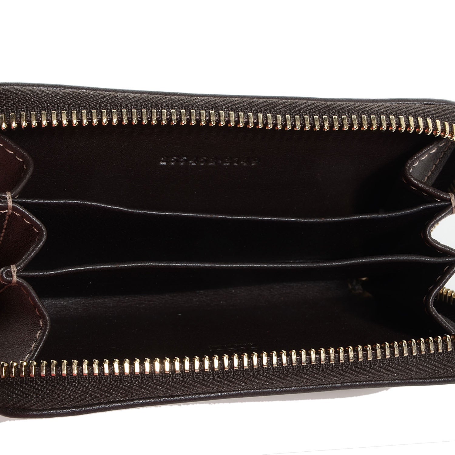 Gucci Monogram Zip Around Card Case Brown 5 of 7