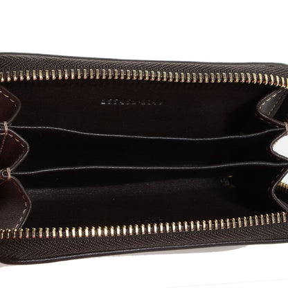 Gucci Monogram Zip Around Card Case Brown 5 of 7