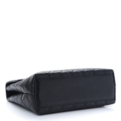 Chanel Caviar Quilted Jumbo Kelly Flap Black 4 of 8