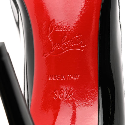 Christian Louboutin Patent Pigalle 100 Pumps 36.5 Black 7 of 8