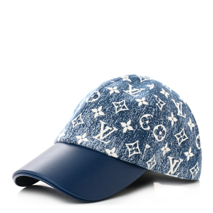 Louis Vuitton Monogram Jacquard Cap Blue 1 of 8