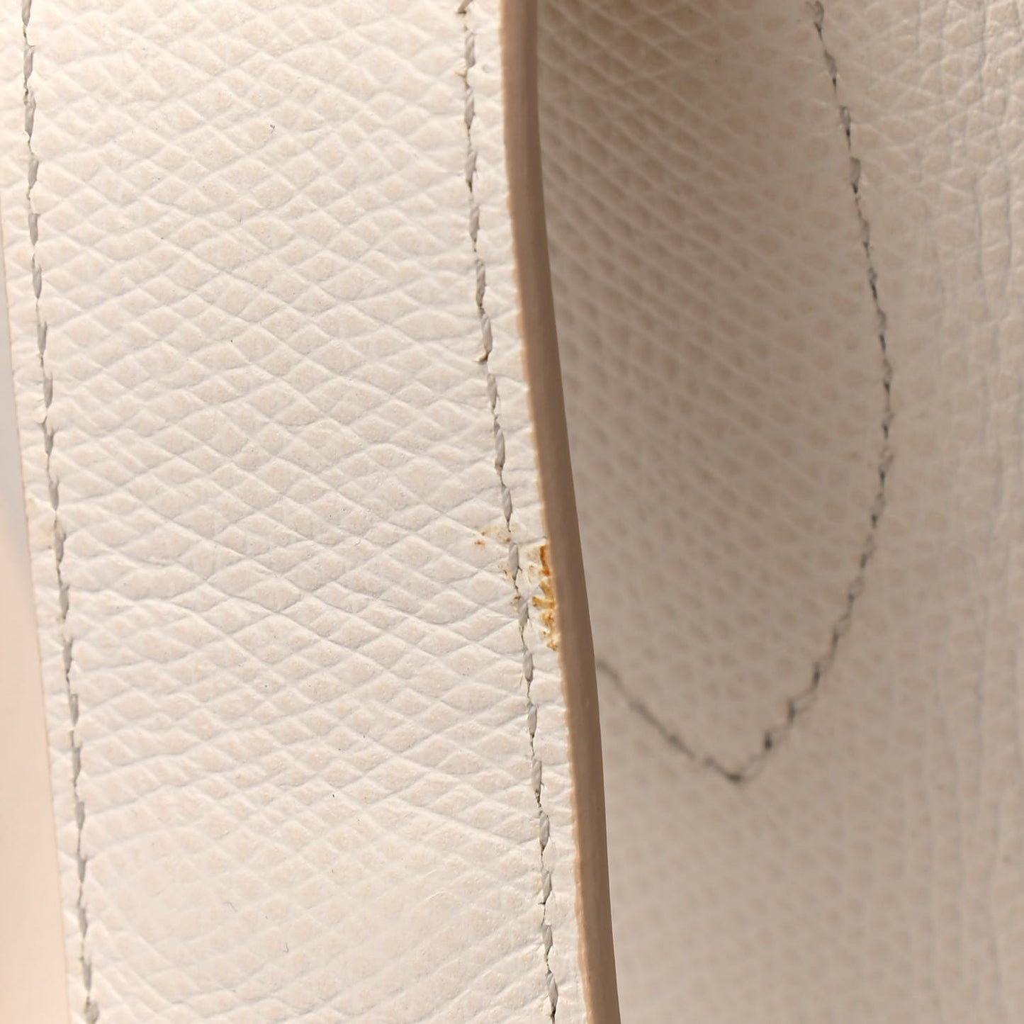 Grained Calfskin Medium Phantom Luggage Cream