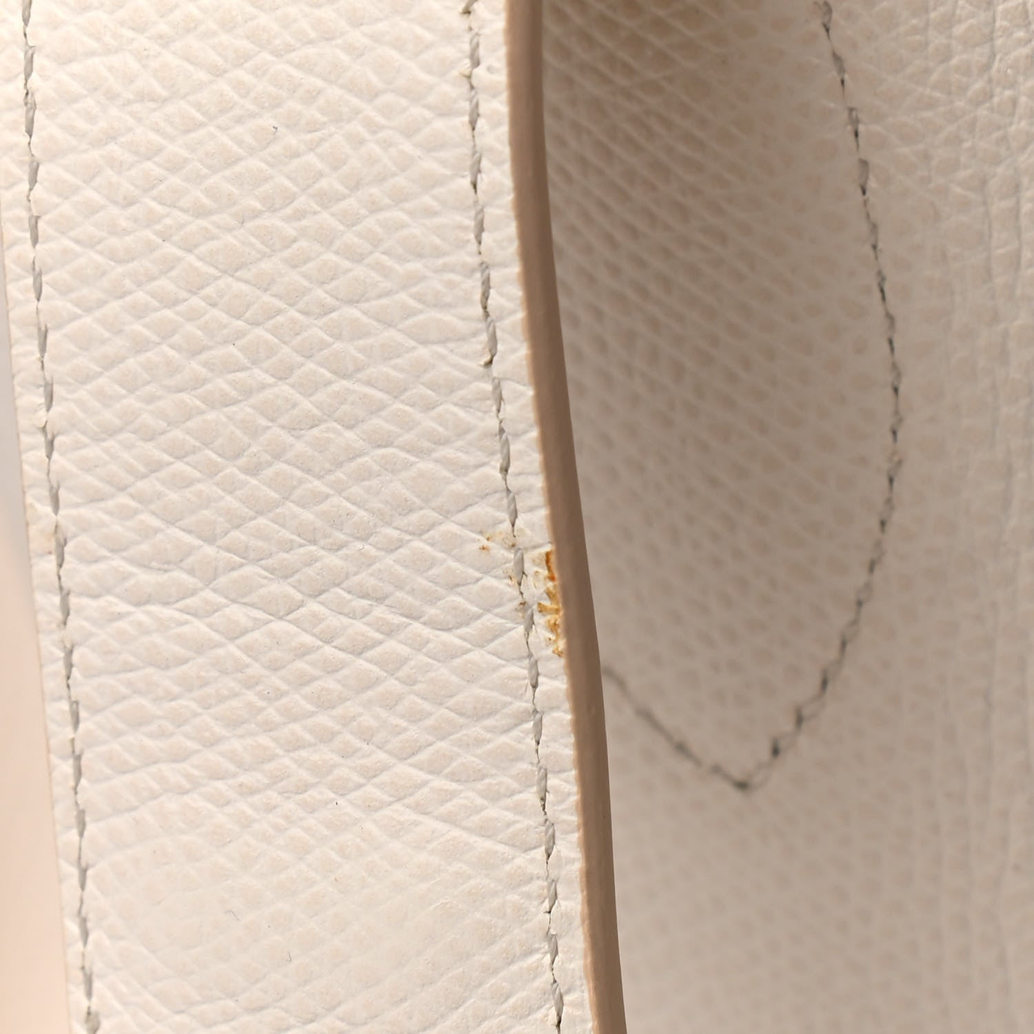 Celine Grained Calfskin Medium Phantom Luggage Cream 9 of 11