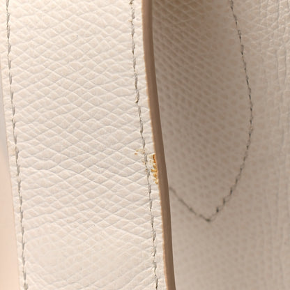 Celine Grained Calfskin Medium Phantom Luggage Cream 9 of 11