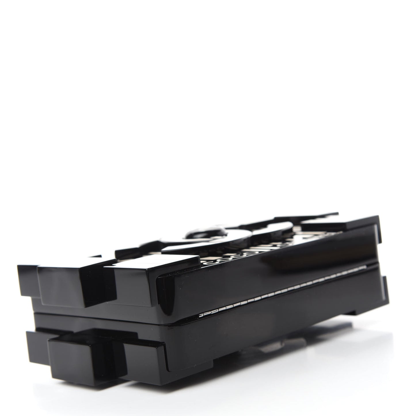 Plexiglass Barcode Boy Brick Lego Clutch Black