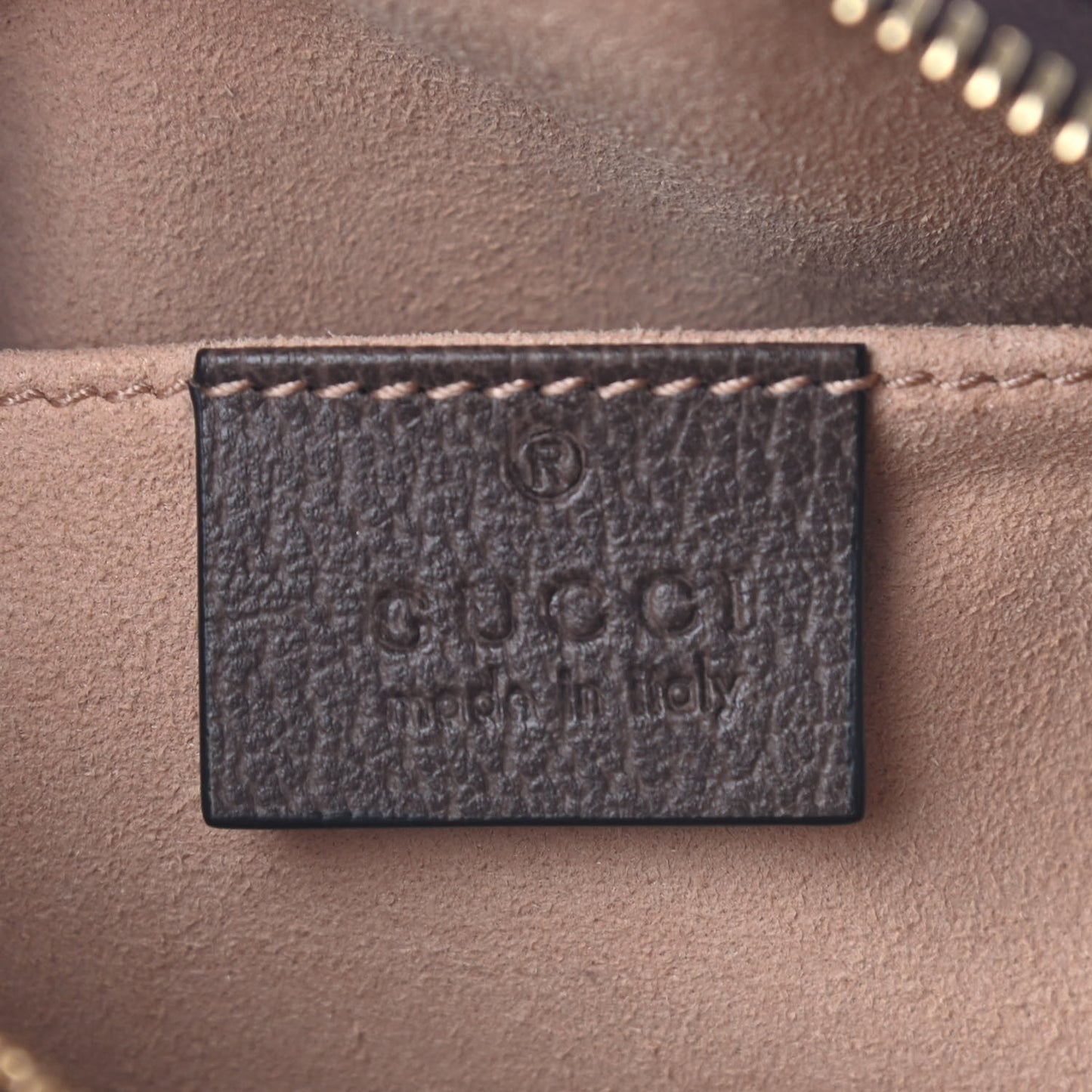 GG Supreme Monogram Web Mini Ophidia Shoulder Bag Brown