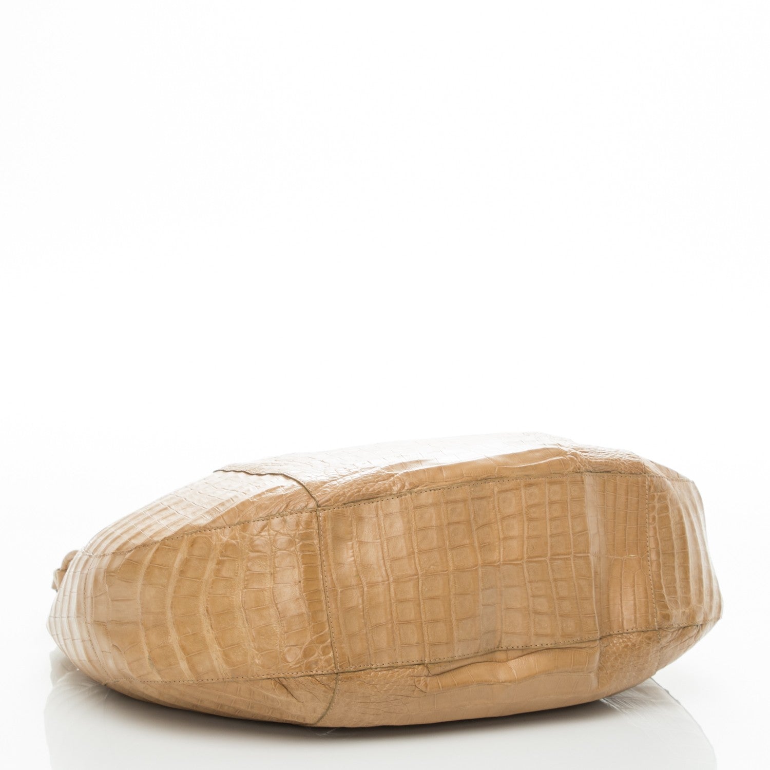 Nancy Gonzalez Crocodile Hobo Beige 4 of 8