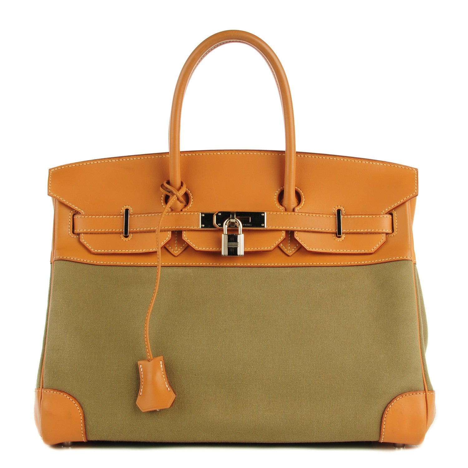 Hermes Toile Natural Barenia Birkin 35 1 of 18