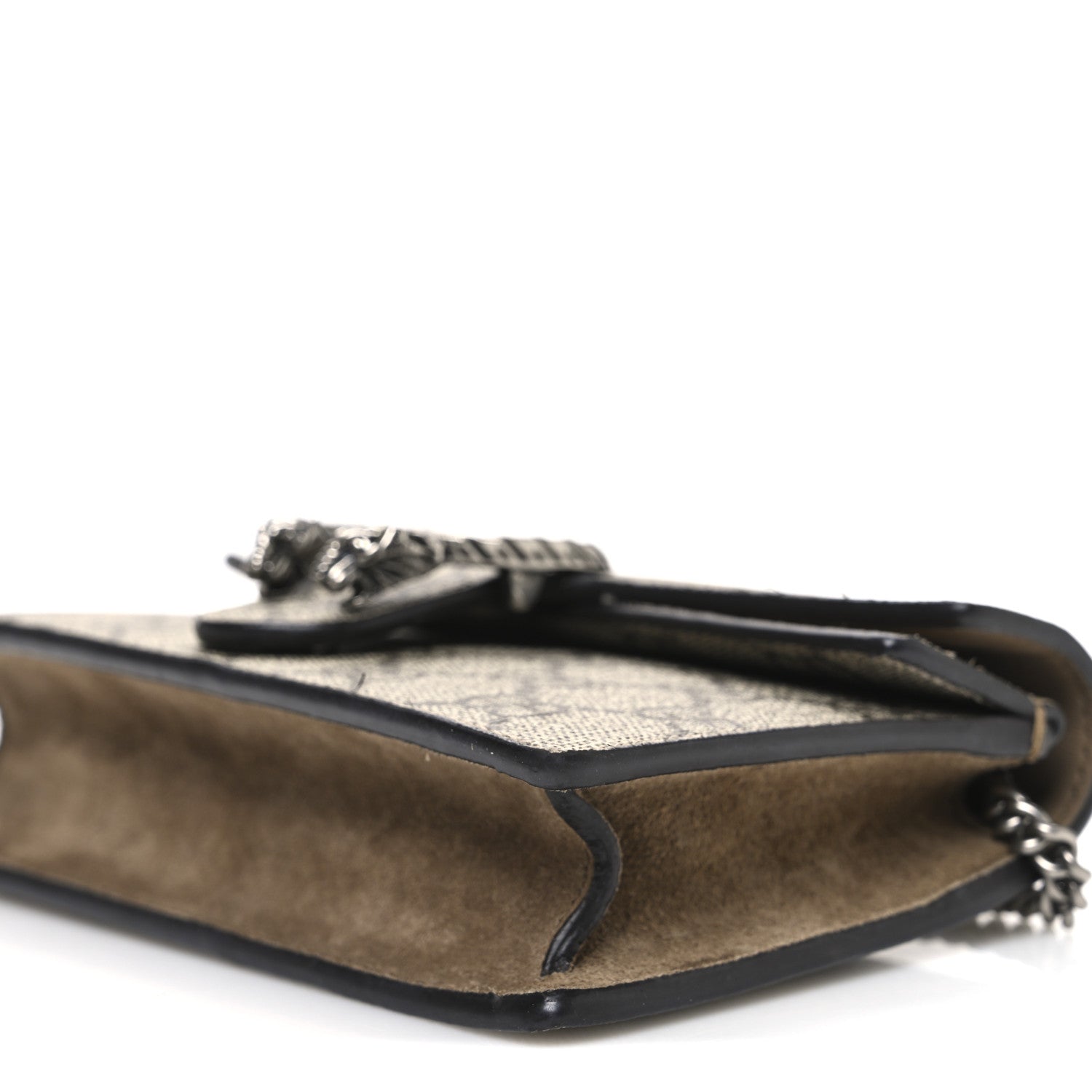 Gucci GG Supreme Monogram Super Mini Dionysus Shoulder Bag Taupe 9 of 10