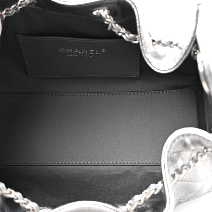 Chanel Metallic Caviar Quilted Mini Chanel 25 Handbag Anthracite 5 of 10