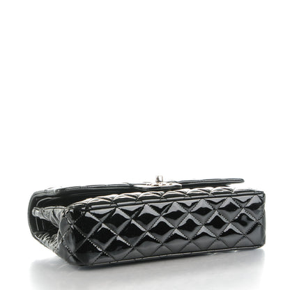 Chanel Patent Quilted Medium Double Flap Black 4 of 8