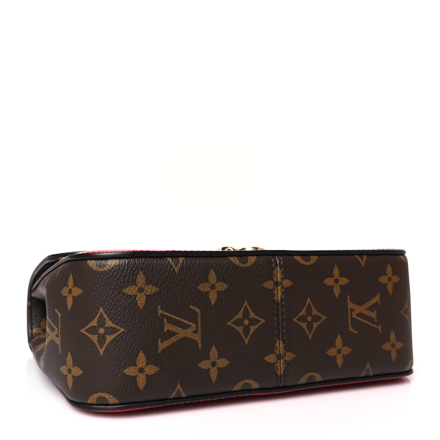 Louis Vuitton Patent Calfskin Monogram Cherrywood BB Scarlet 4 of 9
