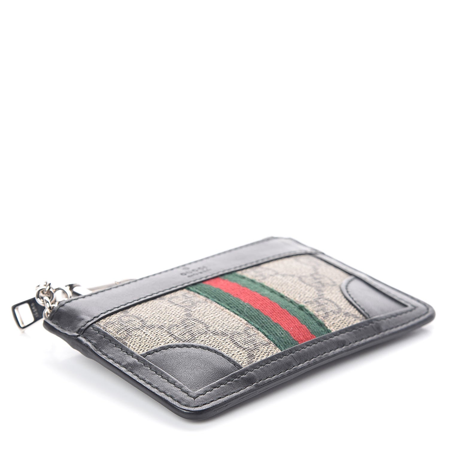 Gucci GG Supreme Monogram Web Key Case Black 4 of 7