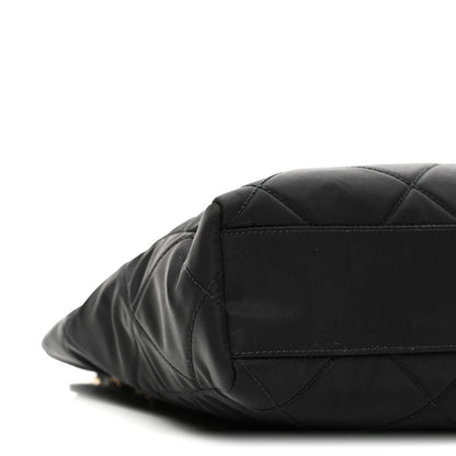 Prada Re-Nylon Impuntu Quilted Re-Edition 1995 Chaine Small Tote Bag Black 8 of 9