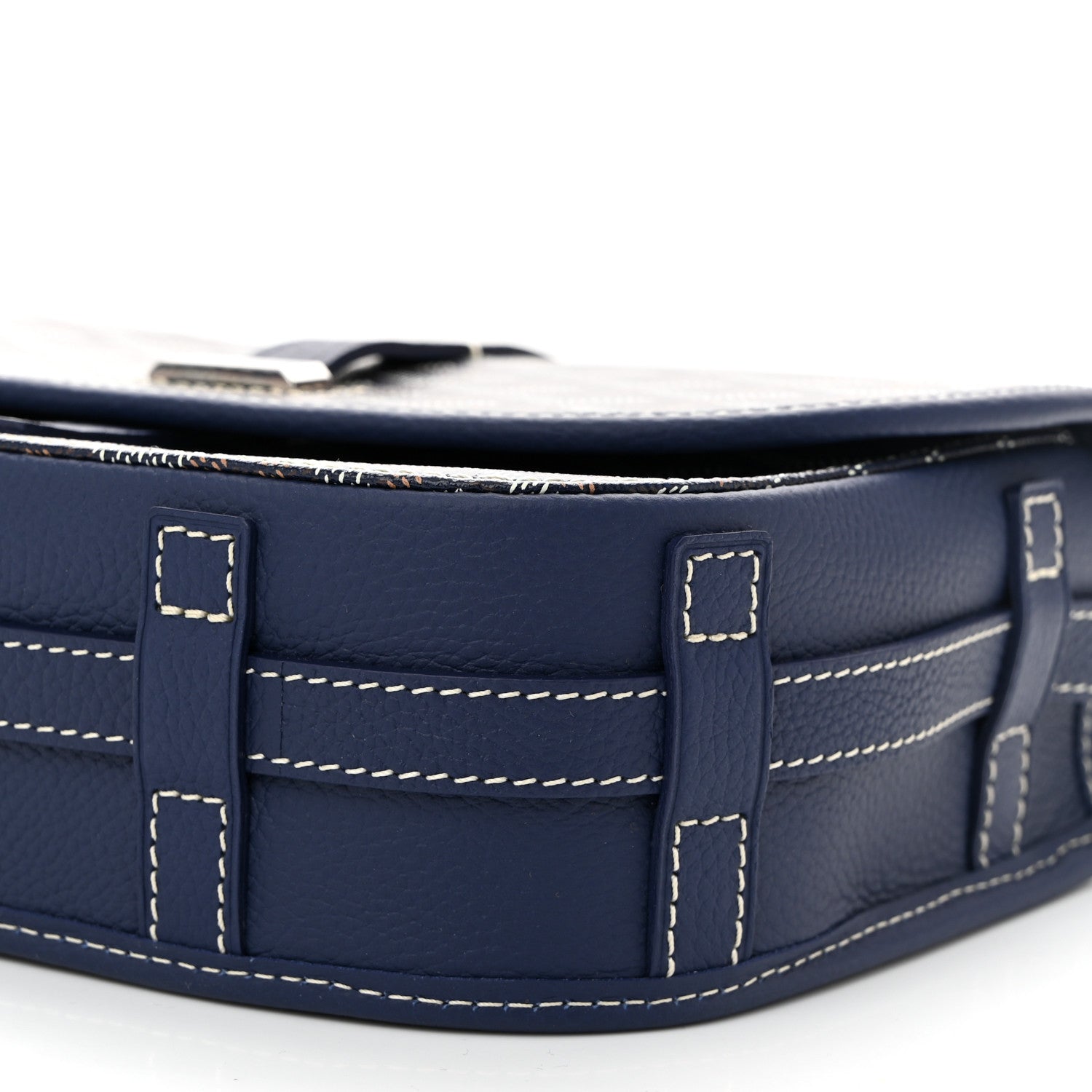 Goyard Goyardine Belvedere II MM Messenger Bag Navy 9 of 9