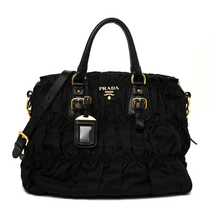 Prada Tessuto Nylon Gaufre Tote Black 1 of 13