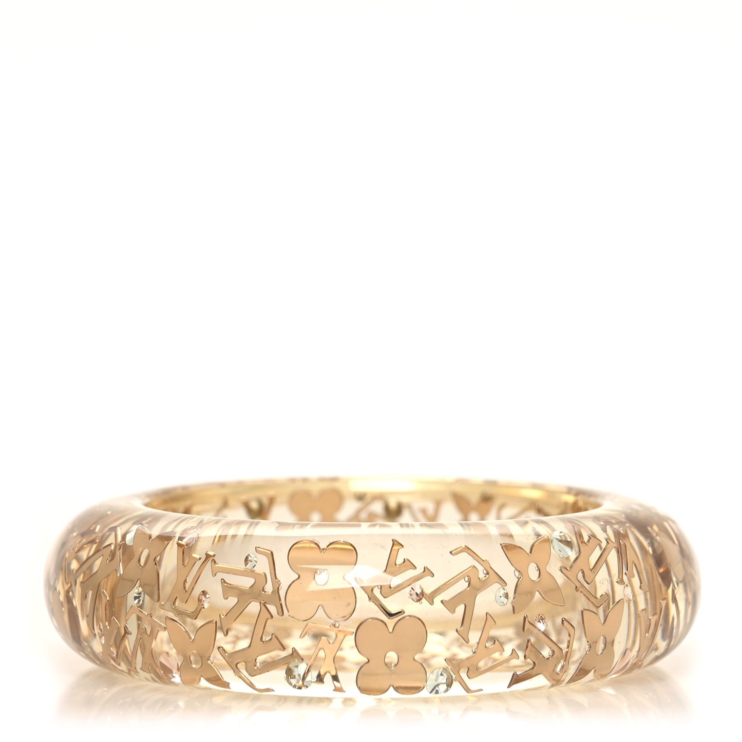 Resin Swarovski Medium Inclusion Bracelet GM Transparent